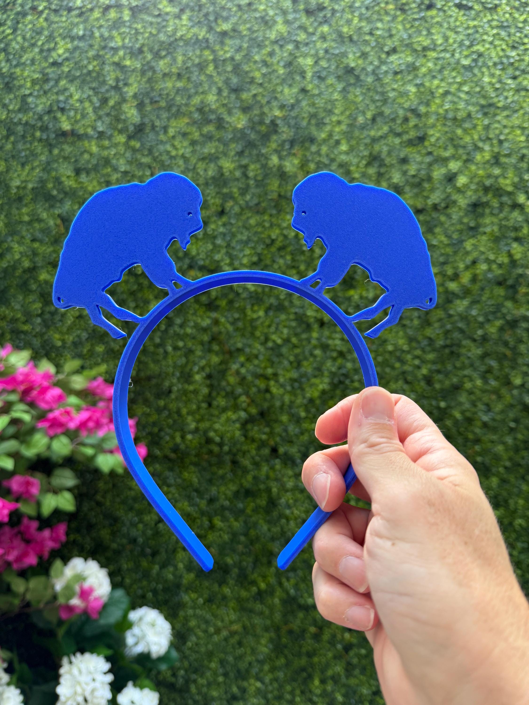 3qty Standing Buffalo Headbands - Set of 3- Choose your finish!