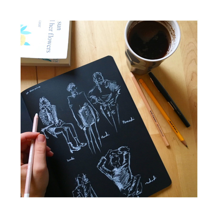 Crokbook Noir -Black Sketchbook