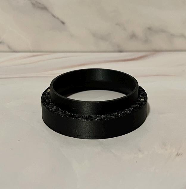 3D Printed Magnetic Espresso Portafilter Dosing Funnel - ABS