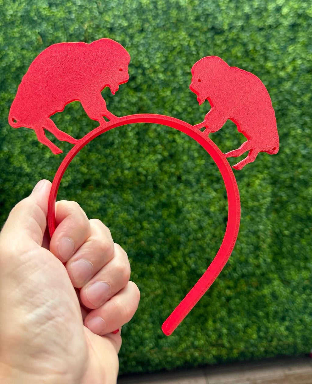 3qty Standing Buffalo Headbands - Set of 3- Choose your finish!