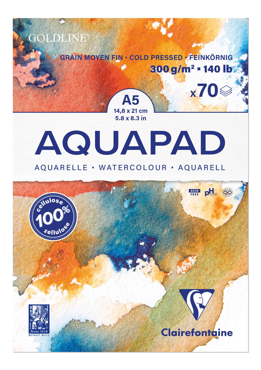 Clairefontaine™ Aquapad Watercolor Paper -300gsm