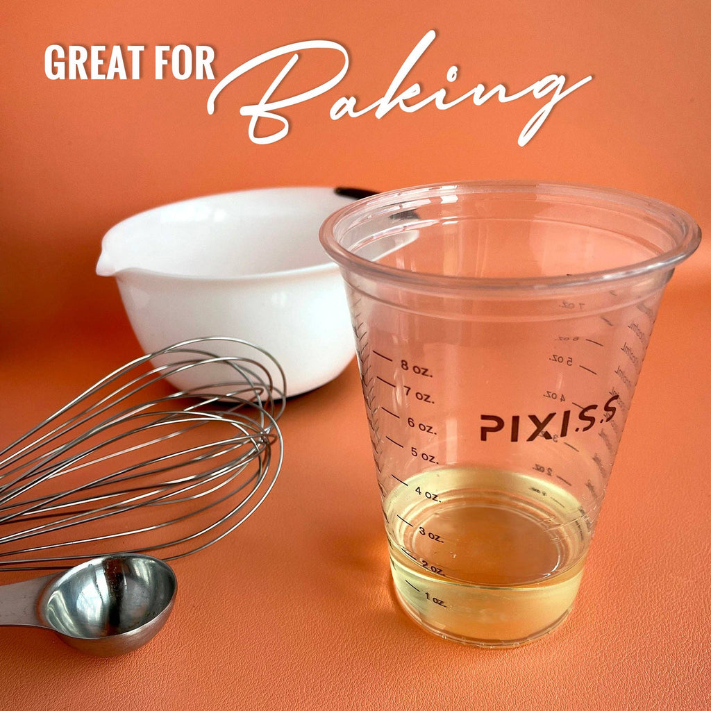 PIXISS Disposable Mixing & Measuring Cups - 10oz. 50qty