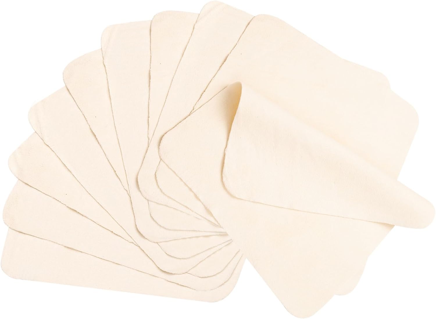 10 Pieces 7.8 x 7.8 Inch Artist Chamois, Premium Art Chamois