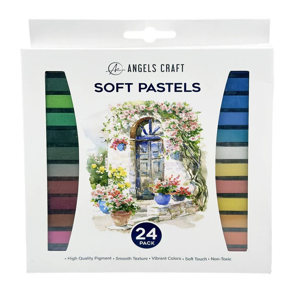 Angels Craft Square Soft Pastel Multicultural Set of 24