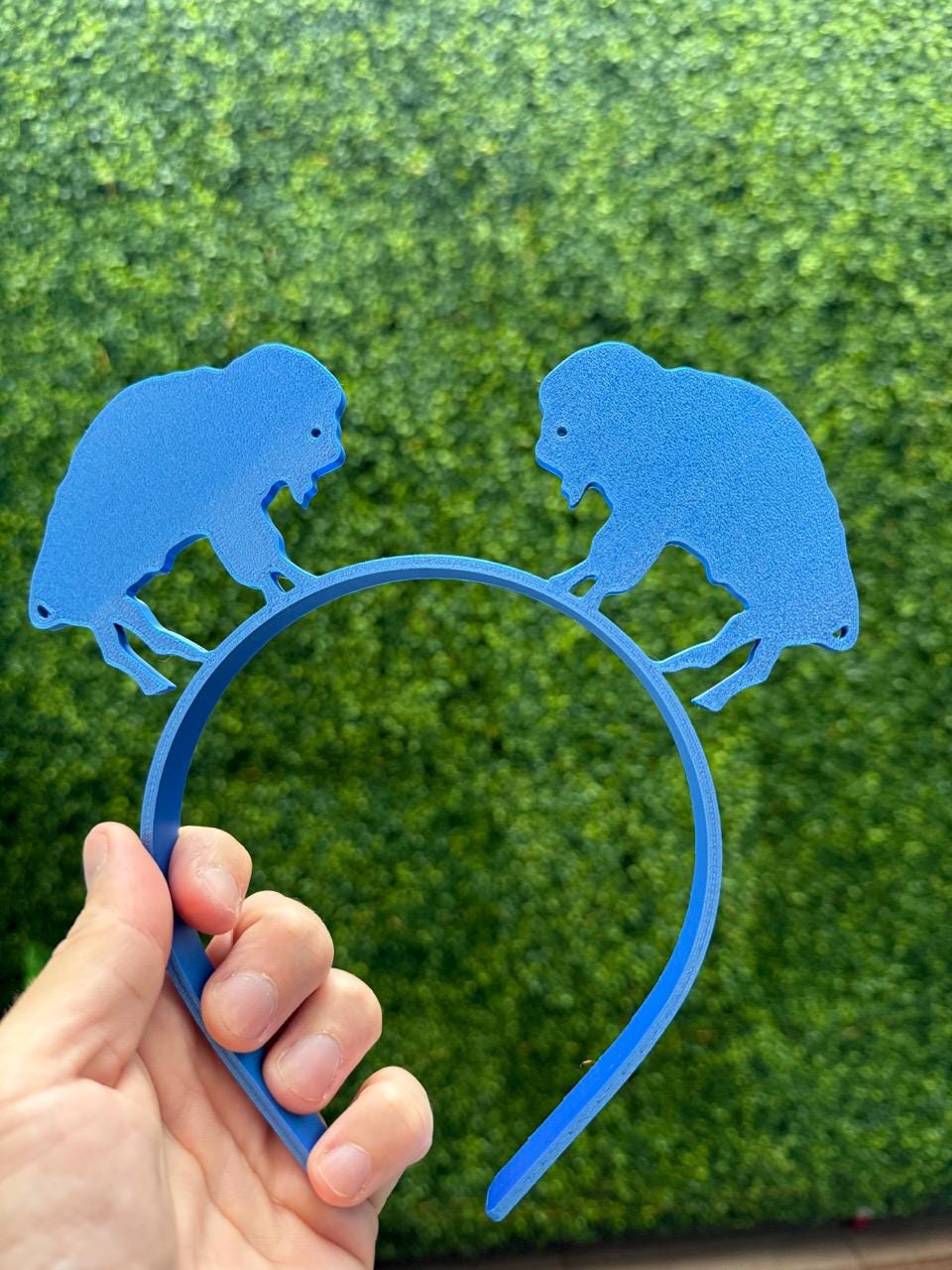 3qty Standing Buffalo Headbands - Set of 3- Choose your finish!