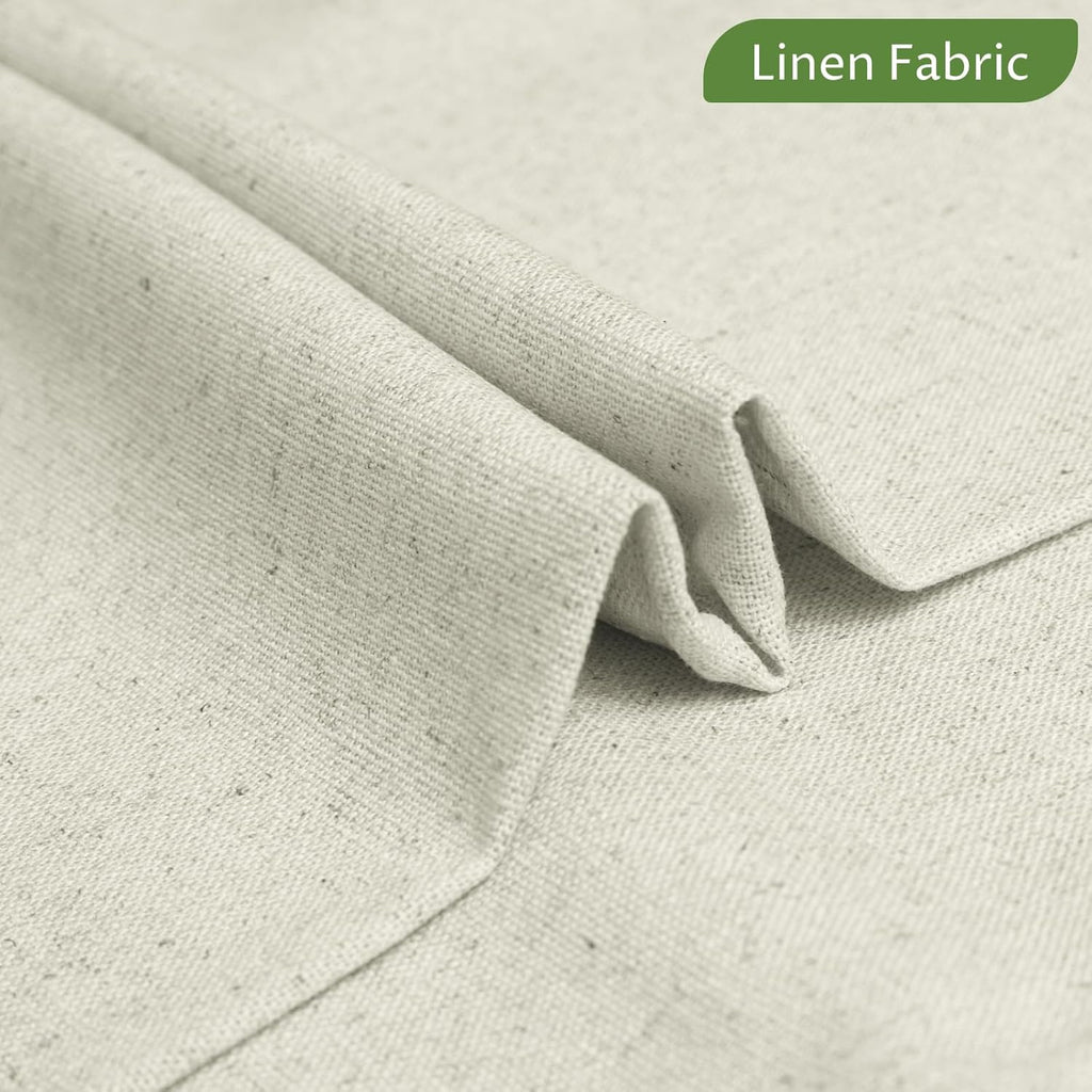 Linen Fabric | Natural Linen Cloth | Embroidery, Sewing | Soft, Breathable | 59" Wide | 50% Linen, 50% Rayon