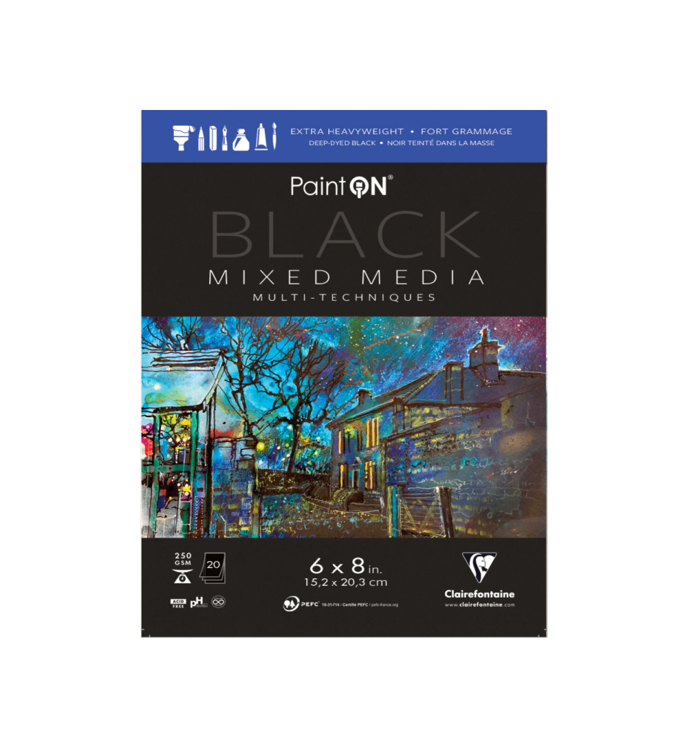 Paint'on Mixed Media Pads - Black