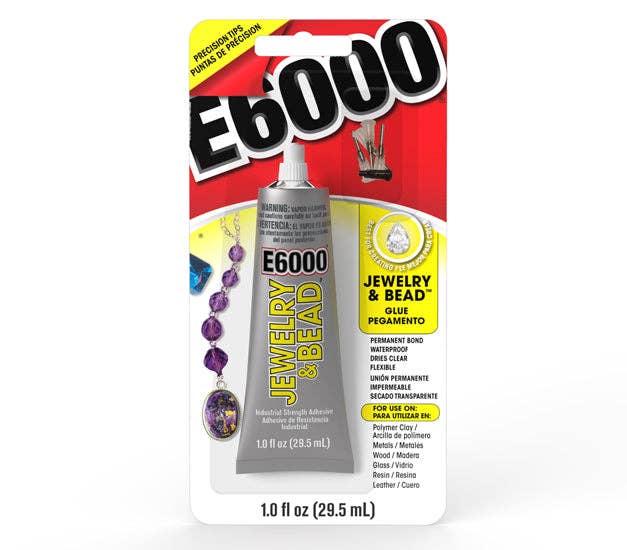 E6000 Jewelry and Bead Cement 1oz with Tips