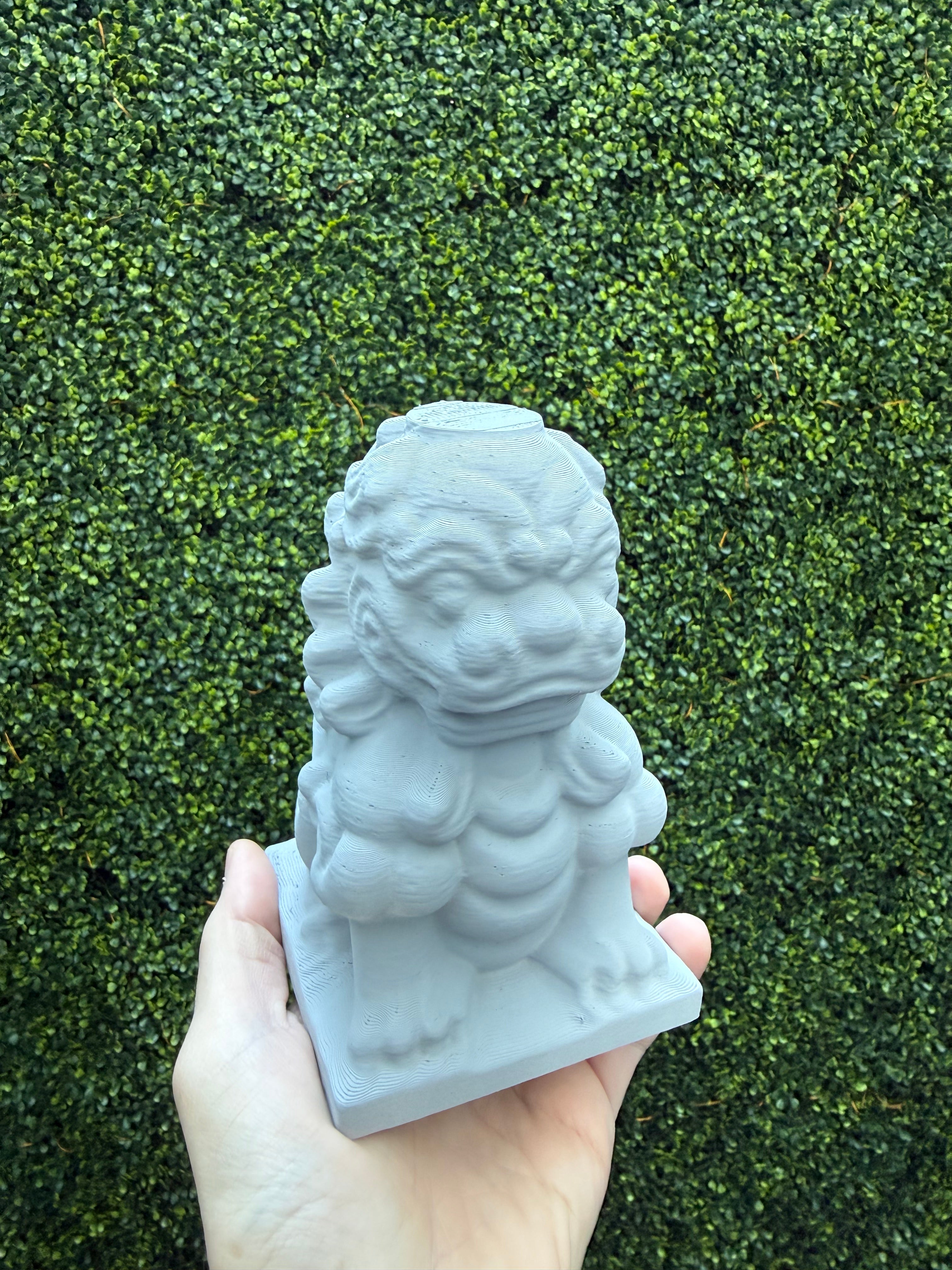 Chinese Guardian Lion Finial