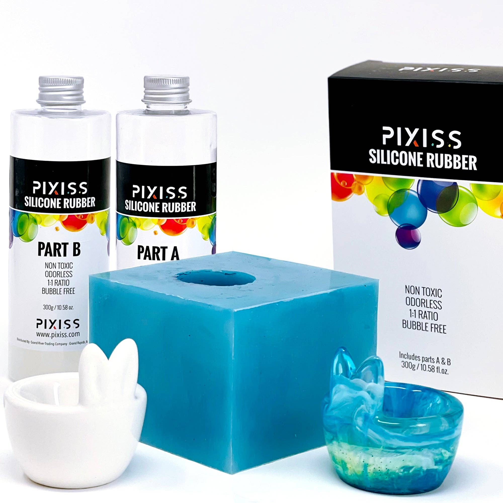 PIXISS Liquid Silicone Rubber For Mold Making - 21.16 oz