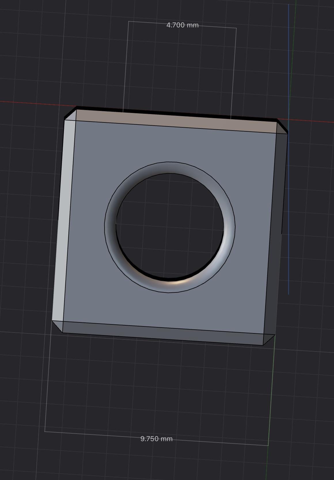 Standing Buffalo Charms/Beads QTY 10 - Red, Blue and White