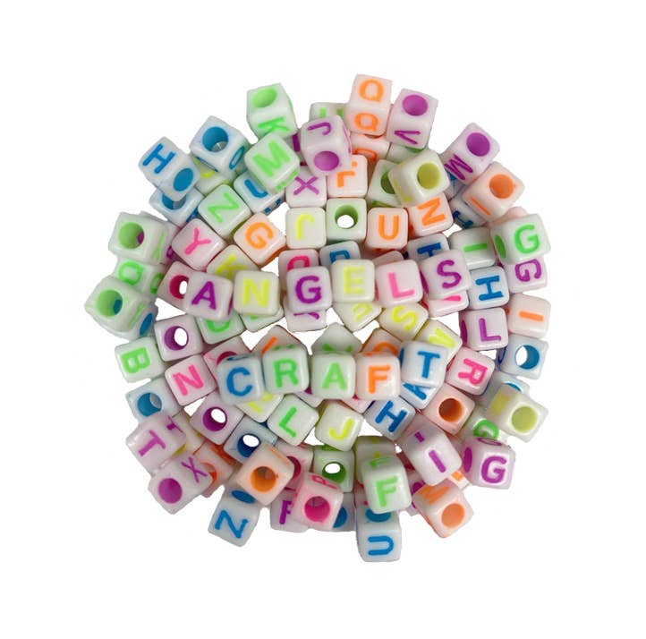 Alphabet Beads - Cube Shape - 2 Options