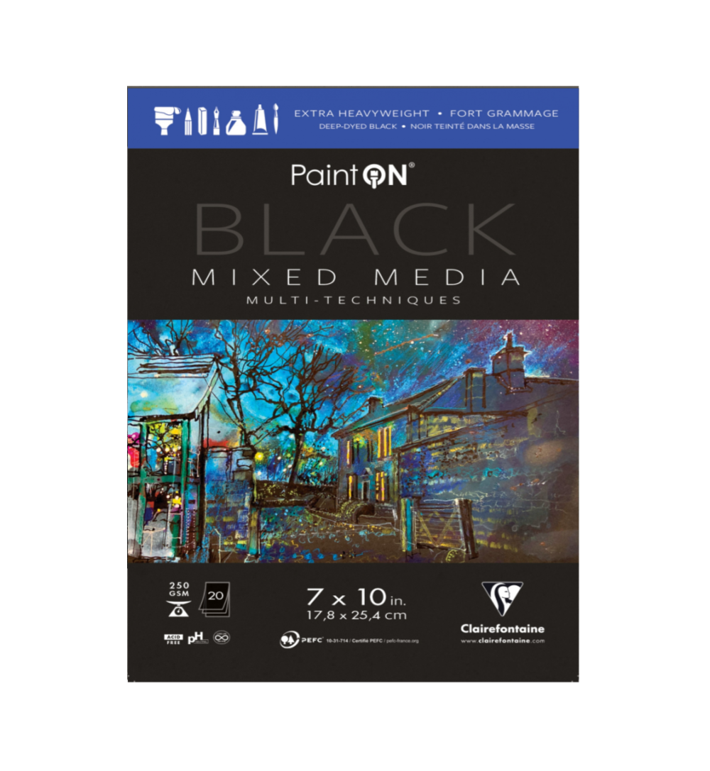 Paint'on Mixed Media Pads - Black