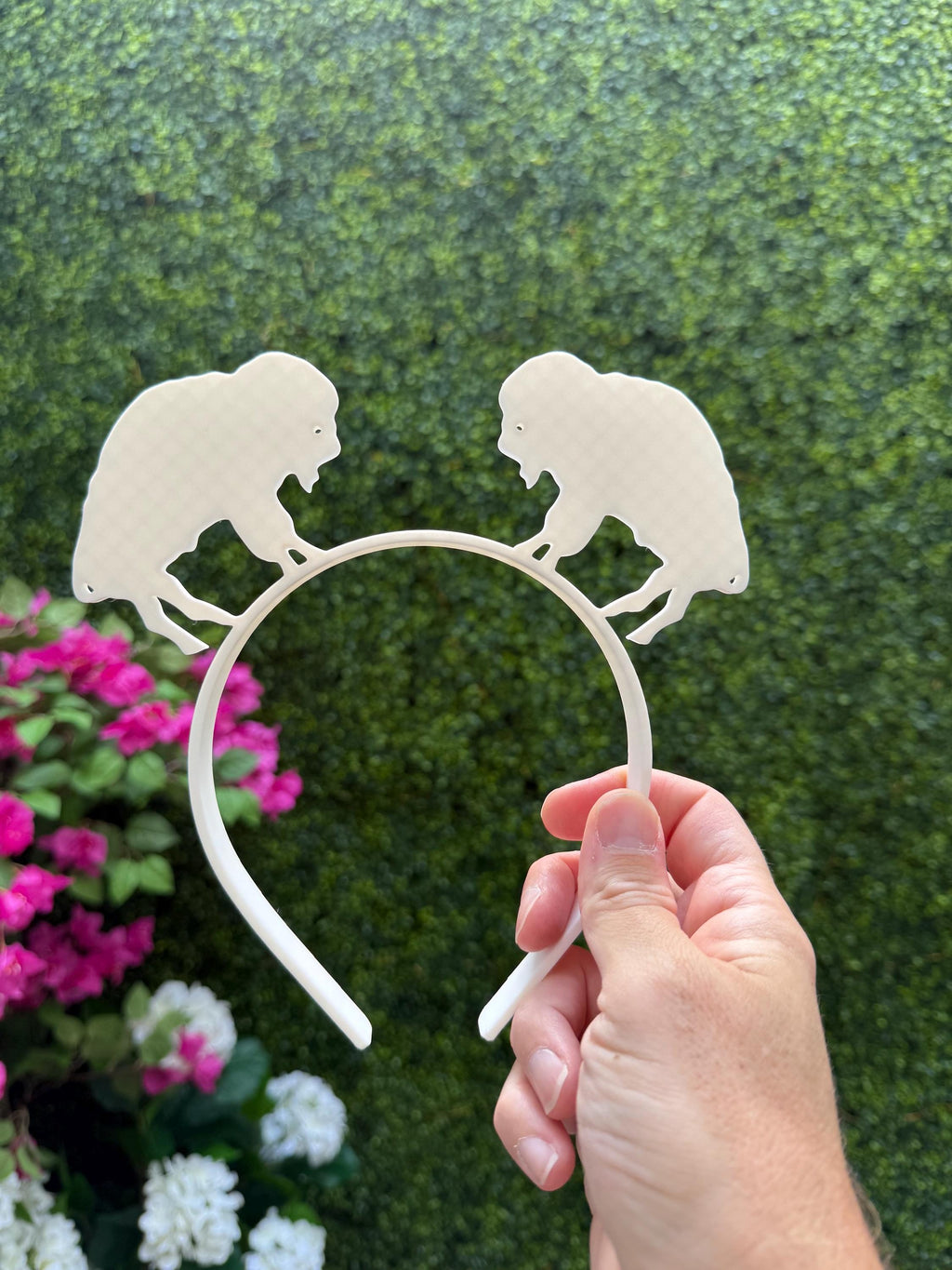 3qty Standing Buffalo Headbands - Set of 3- Choose your finish!