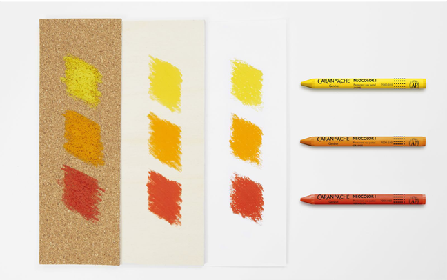 Set of 10 NEOCOLOR I Pastels in Metal Box