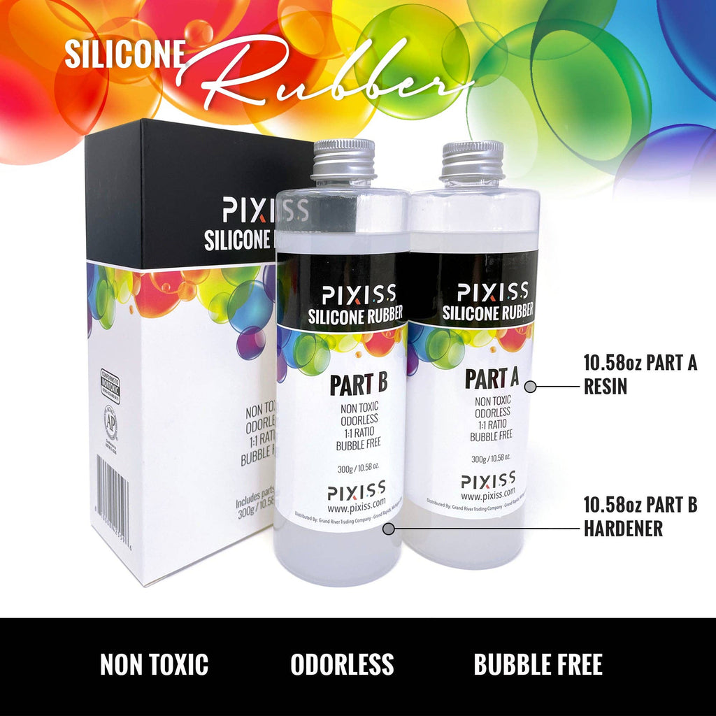 PIXISS Liquid Silicone Rubber For Mold Making - 21.16 oz