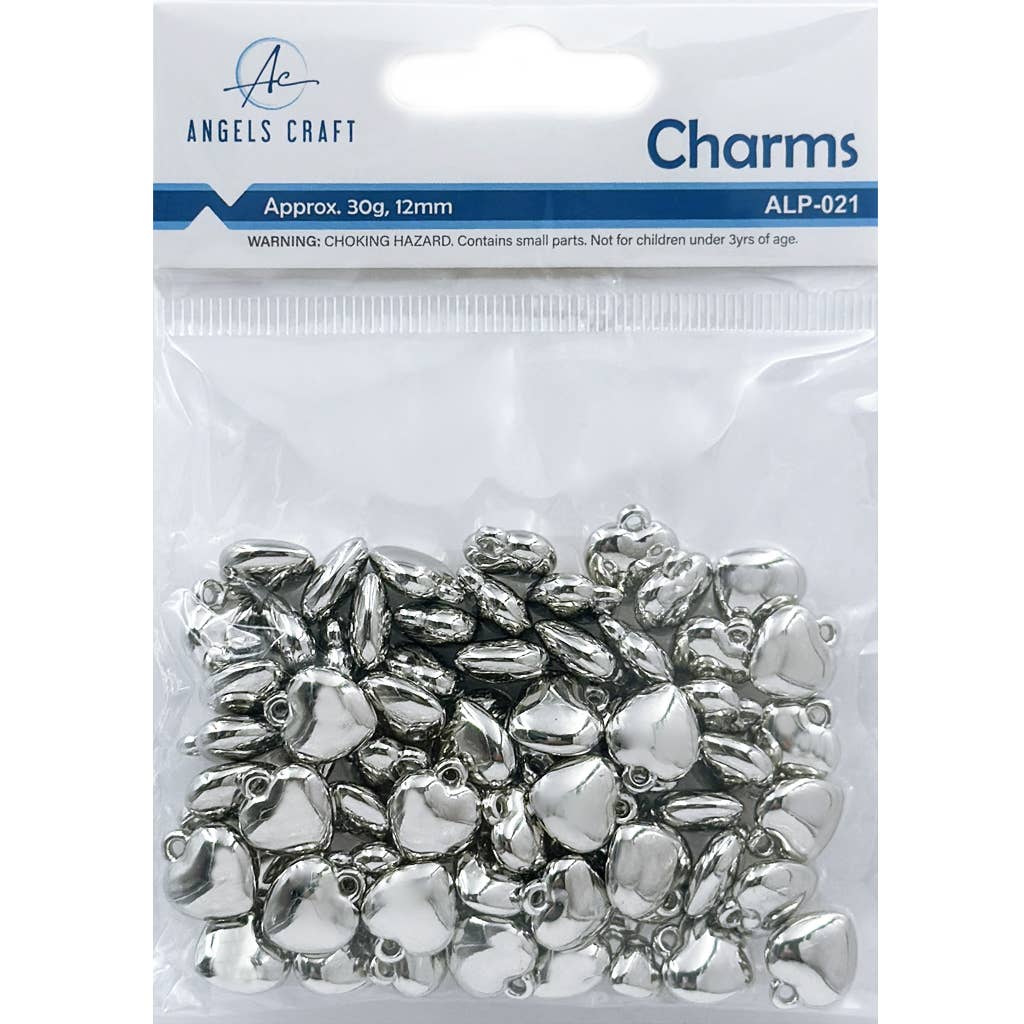 Alloy Pendant Charms - Heart